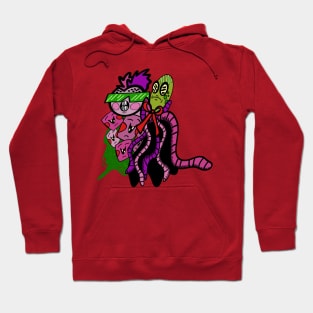 Monster Prom Photo Couple 2 Hoodie